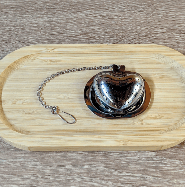 Infusor con cadena sólido corazón