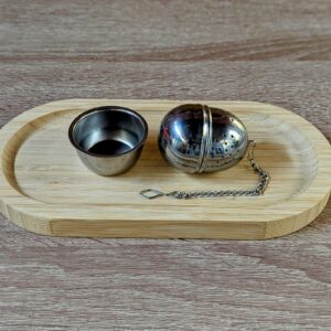 Infusor con cadena sólido huevo