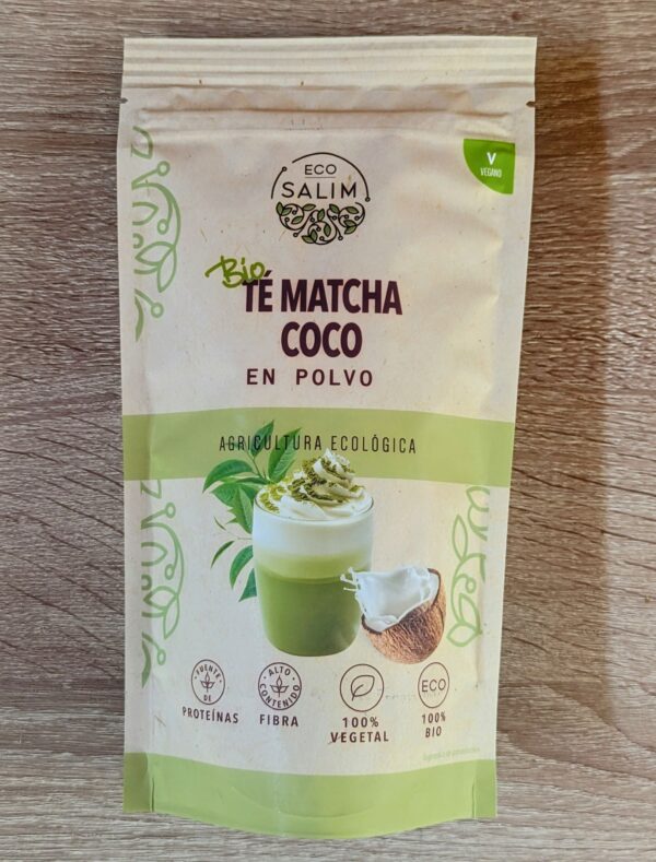 Matcha sabor Coco en bolsa BIO 100 gr.