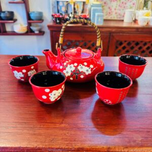 Juego de porcelana Rojo