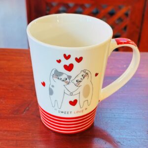 Mug porcelana Love Cats 2