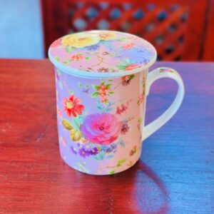 Tisanera porcelana Nancy Rosa