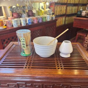 Set de matcha blanco